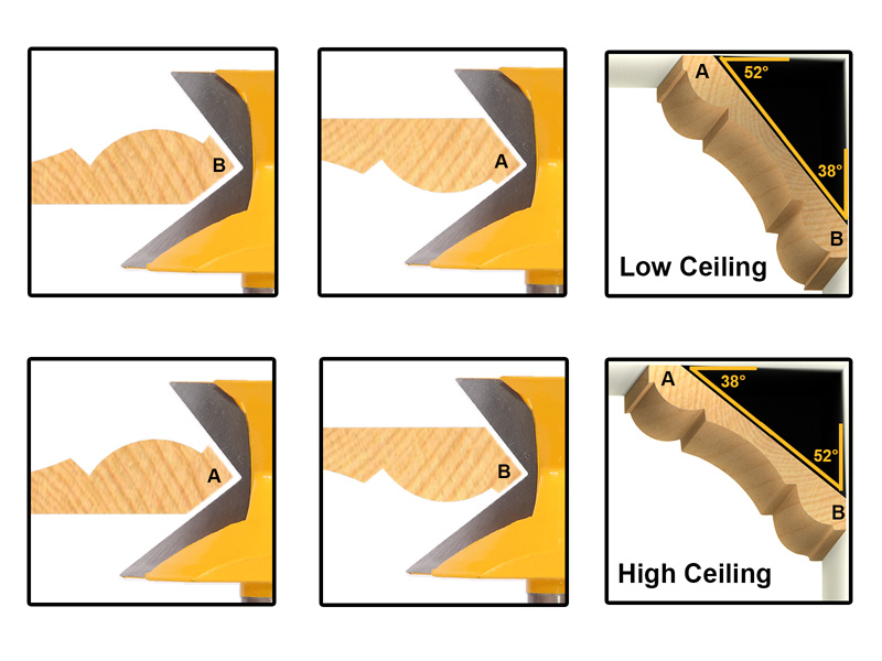 52 38 Crown Molding Chart