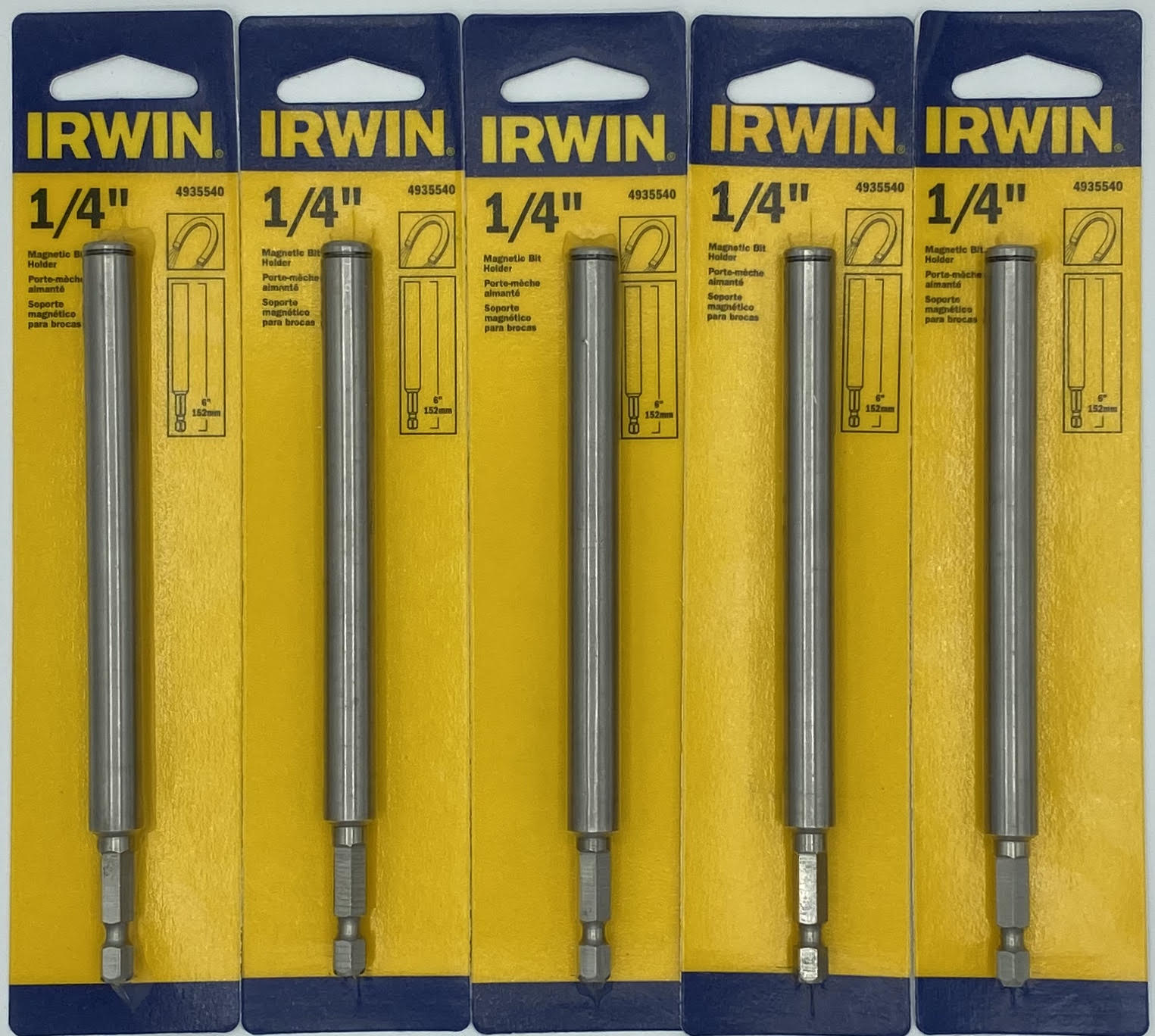 Irwin 4935540 Screw Bit Holder, 1/4" x 6" length 5 Pack eBay