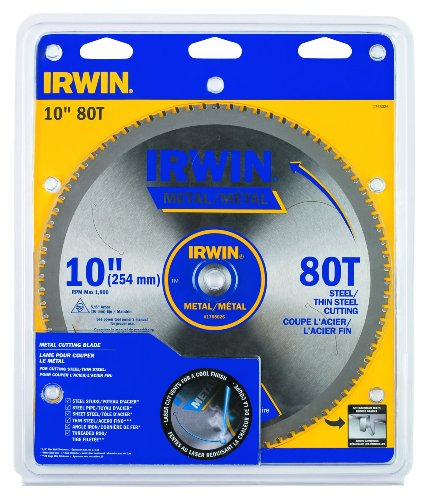 Irwin 4935561 10-Inch 80-Tooth Metal Cutting Circular Saw